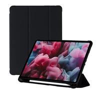 Custodia per iPad da 9°/8°/7° generazione (10,2 pollici), resistente agli urti, con tracolla e supporto bianco + rosa scuro