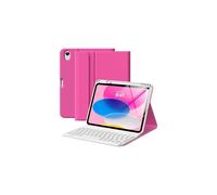 Custodia per iPad di 11a generazione (A16) e 10a generazione con tastiera Bluetooth rimovibile, portapenna, angolazione multipla, rosso pitaya â