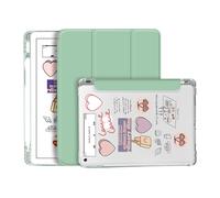 Custodia per iPad Mini 6 con design a tre ante, protezione completa contro gocce e graffi per iPad da 8,3 pollici, supporta la funzione Touch ID con