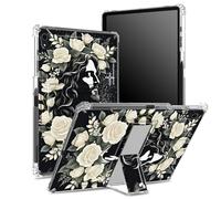 Custodia per iPad Mini 6/iPad Mini 6a generazione 2021 da 8,3 pollici con portamatite, retro trasparente con fede Gesù, protezione angolare antiurto con cavalletto rigido