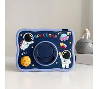 Custodia per iPad per bambini con supporto ruotabile a 360°, in silicone con divertenti cartoni animati di astronauti, per proteggere da cadute iPad Mini 1/2/3(7.9-inch),iPad Air2 2014(9.7-inch),iPad 