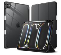 CUSTODIA PER IPAD PRO 13 POLLICI M5 M4 2025 2024 CON PORTAPENNE TRASPARENTE