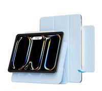 Custodia per iPad Pro da 13 pollici, modelli M5, M4 2025, Air 11 M2 10.9, Air 5a, 10a, 11a generazione A16 2025, M3 Air 13, con potente attacco magnetico, supporto trifold slim, compatibile con Pencil