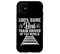 Custodia per iPhone 11 100% Sicuro Miglior Train Driver Del Mondo