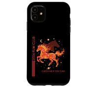 Custodia per iPhone 11 2026 Run Fire Horse Running Fitness Atleta Runners Club