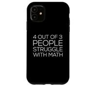 Custodia per iPhone 11 4 persone su 3 lottano con la matematica