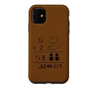 Custodia per iPhone 11 5 Pane 2 Pesci 5K Persone | Giovanni 6:9 Tattoo Art Faith