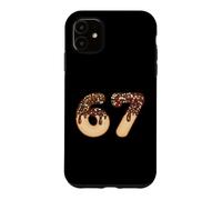 Custodia per iPhone 11 67 Meme al cioccolato gelato 67 Sei sette 6 7