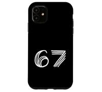 Custodia per iPhone 11 67 Meme Mexican Inspired Minimal Line Graphic Design Semplice