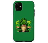 Custodia per iPhone 11 67 Six Seven Meme St Patricks Day Gnomo divertente trifoglio irlandese
