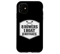 Custodia per iPhone 11 8 Vogatori 1 Barca 0 Errori Canottaggio Equipaggio Squadra Row Paddling