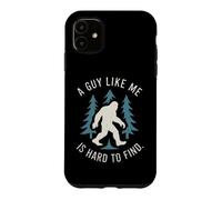 Custodia per iPhone 11 A Guy Like Me Is Hard To Find Bigfoot Sasquatch Retro Design