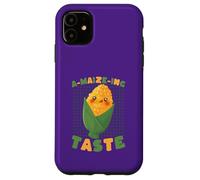 Custodia per iPhone 11 A-Maize-ing Gusto Mais Kawaii Carino Divertente