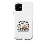 Custodia per iPhone 11 A novembre Stiamo insieme Consapevolezza del cancro al pancreas