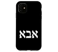 Custodia per iPhone 11 Abba Padre Lettere Ebraiche Papà Biblico Israele Versetto Biblico