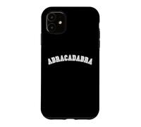 Custodia per iPhone 11 Abracadabra Divertente Magico Atletico Sport Mago Mago Strega
