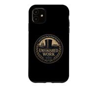 Custodia per iPhone 11 Abraham Lincoln cita il lavoro incompiuto 16 ° presidente