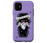 Custodia per iPhone 11 Accademia gotica e oscura amore scuro San Valentino