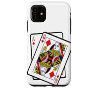 Custodia per iPhone 11 Ace & Queen of Diamonds 21st Birthday Twenty One Years Old
