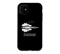 Custodia per iPhone 11 Acoustic Guitar Earth Has Music For Those Who Listen