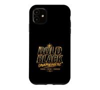 Custodia per iPhone 11 African Pride Heritage Culture Streetwear, Black Global Mind