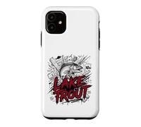 Custodia per iPhone 11 Aggressivo Lago Trota Grande pesca Laghi Deep Strike