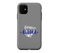 Custodia per iPhone 11 Alaska Bear Alaska L'ultima frontiera Vintage Retro
