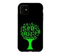 Custodia per iPhone 11 Albero binario Computer Coding Web Developer Programmatore Coder