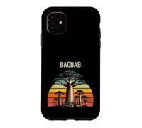 Custodia per iPhone 11 Albero di Baobab africano Madagascar Albero della Vita