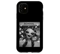 Custodia per iPhone 11 Alien Ultimo Giorno Di Scuola Summer Break Divertente Meme Selfie
