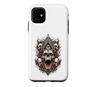 Custodia per iPhone 11 All Seeing Eye Teschi Occhio Occulto Mistico Horror Arte Visionaria
