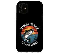 Custodia per iPhone 11 Alla ricerca dell'acqua per storie perdute Bass Fishing