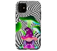 Custodia per iPhone 11 Alt Gnome Scacchiera Fungo Art
