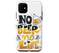 Custodia per iPhone 11 AMANTE DELLA BIRRA. "Senza birra non c'è vita". Ver.2