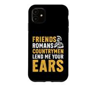 Custodia per iPhone 11 Amici Romani Countrymen Lend Me Your Ear Impero Romano