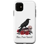 Custodia per iPhone 11 Amleto Shakespeare Gioca Citazione Ahimè, Povero Yorick!