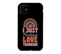 Custodia per iPhone 11 Amo da matti trombone bohémien Rainbow Trendy Boho