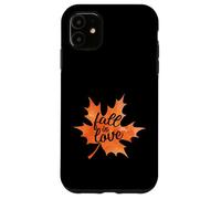 Custodia per iPhone 11 Amore autunnale "Innamorarsi"