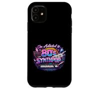 Custodia per iPhone 11 Anch"io sono dipendente da Synthpop degli anni"80