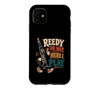 Custodia per iPhone 11 Ancia O No Io Suono Divertente Clarinettista Musica