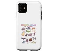 Custodia per iPhone 11 Animali sarcastici del mondo Divertenti nomi di animali Meme Joke