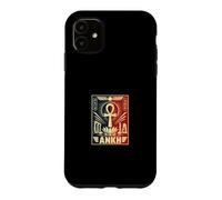 Custodia per iPhone 11 Ankh Croce Egiziana Ra Isis Simboli Kemetici