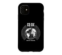 Custodia per iPhone 11 Antenna Yagi dell'operatore di concorso radio del prosciutto di CQ DX