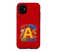 Custodia per iPhone 11 Anti-War Pro-Snacks Funny Peace Food Graphic Rosso