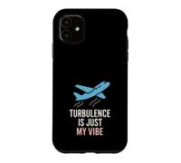 Custodia per iPhone 11 Anxiety Is My Co-Pilot Meme divertente per la terapia di viaggio in aereo