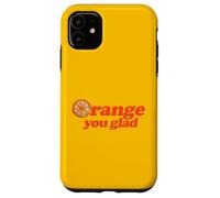 Custodia per iPhone 11 Arancia, sei contento, illustrazione, zesty