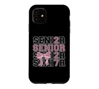 Custodia per iPhone 11 Arco Coquette rosa per laureati senior classe 2027