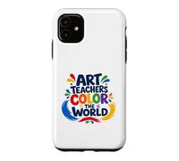 Custodia per iPhone 11 Art Teachers Color The World - Teacher Appreciation