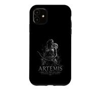 Custodia per iPhone 11 Artemide Dea Del Mito Guerriero Luna Caccia