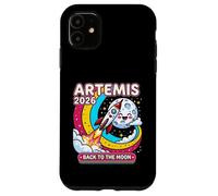 Custodia per iPhone 11 Artemis II 2026 Cute Design for Kids Launch Back to The Moon
